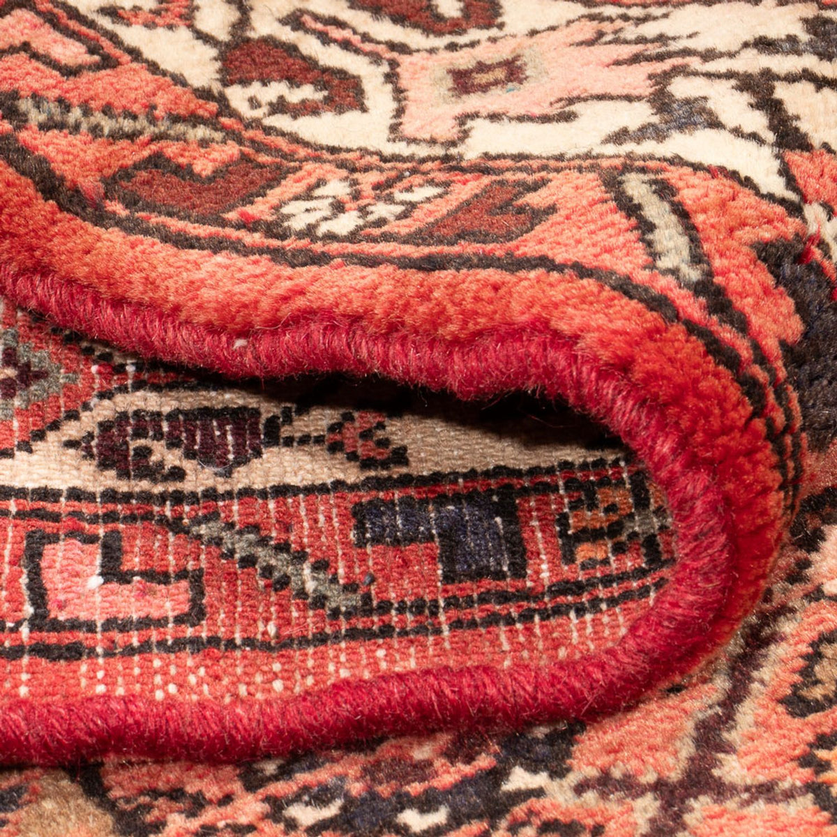 Persisk tæppe - Nomadisk - 220 x 146 cm - rød