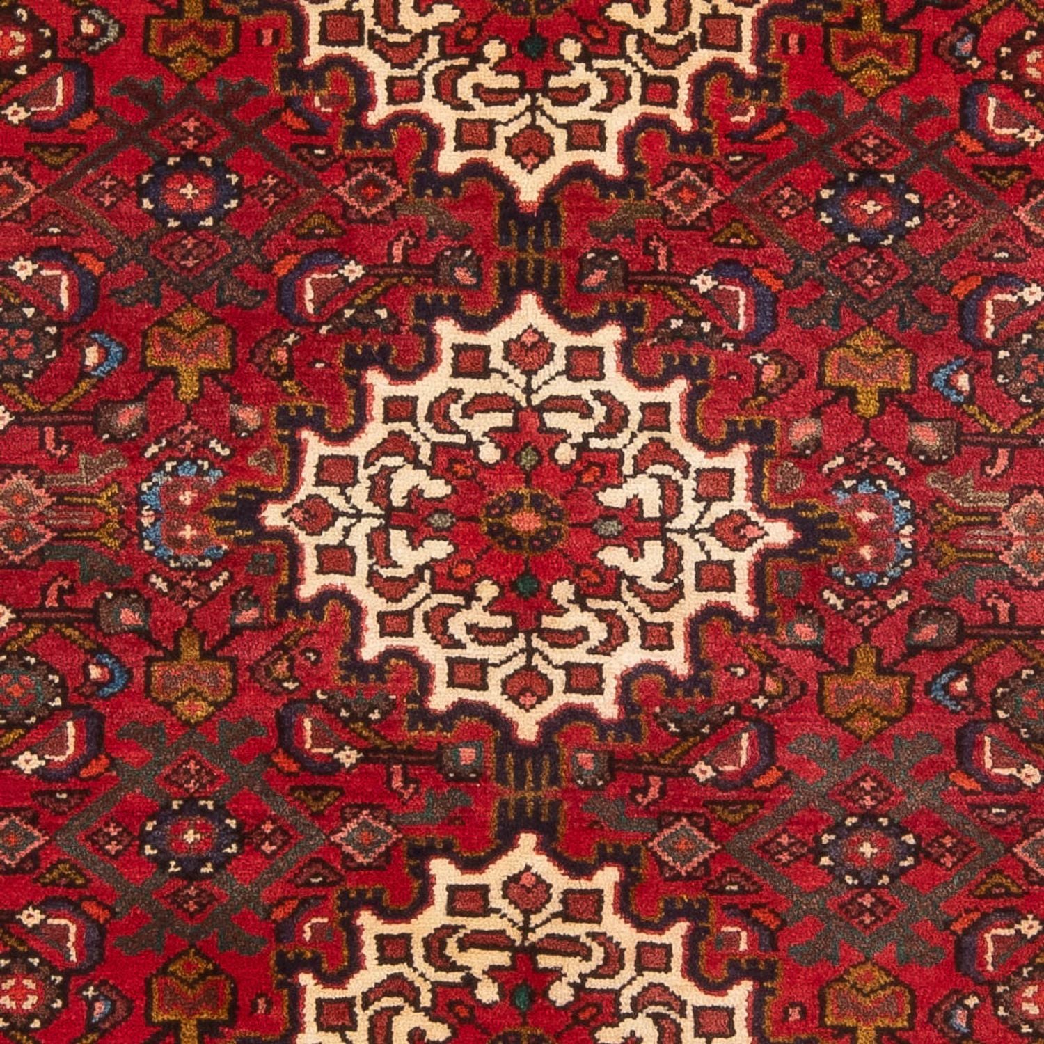 Persisk tæppe - Nomadisk - 214 x 150 cm - rød