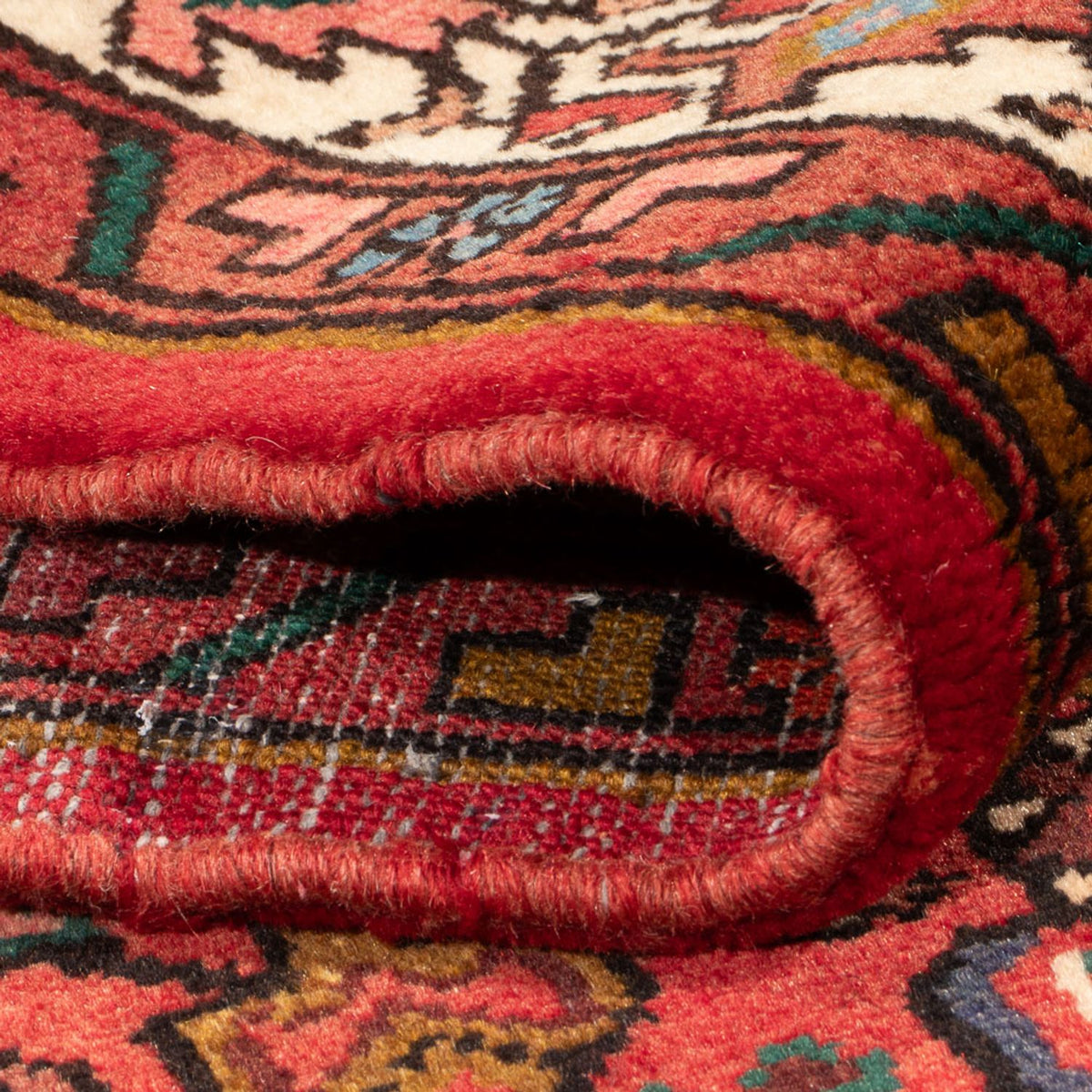 Persisk tæppe - Nomadisk - 214 x 150 cm - rød