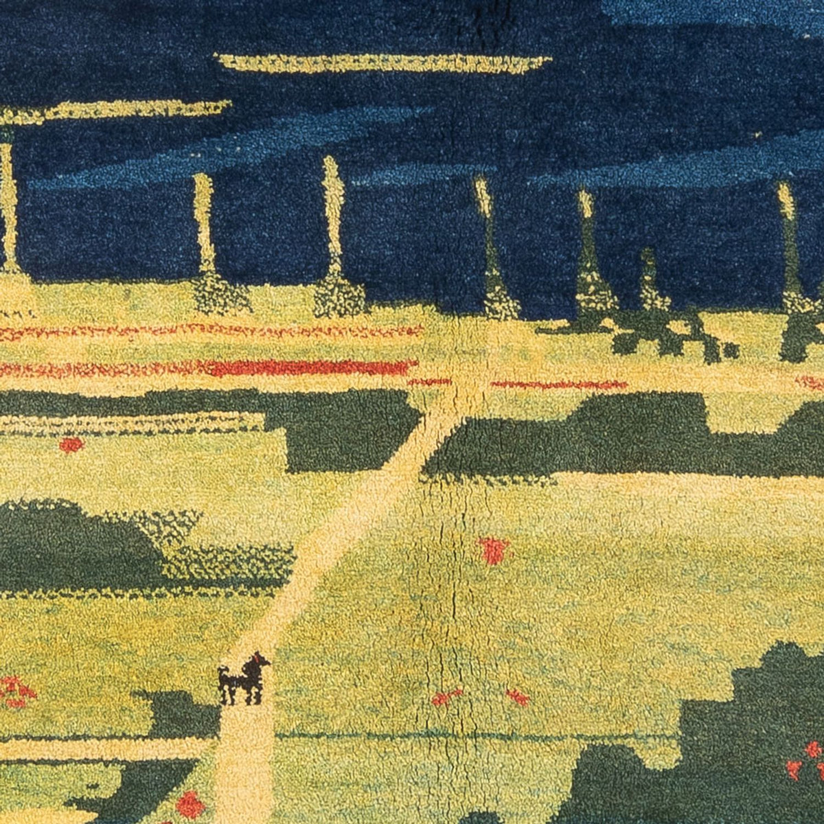 Gabbeh-tæppe - Persisk - 180 x 140 cm - flerfarvet