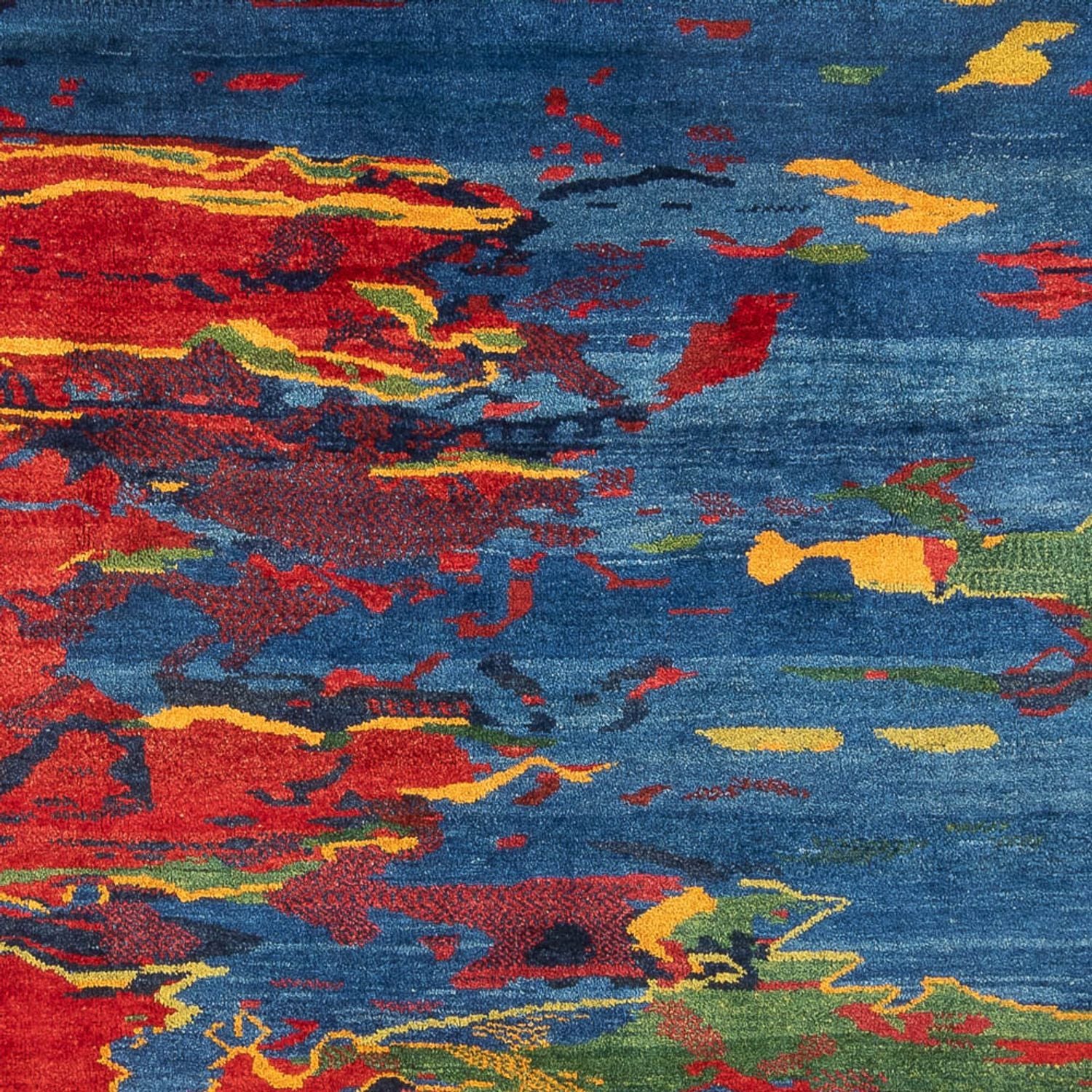 Gabbeh-tæppe - Persisk - 290 x 230 cm - flerfarvet