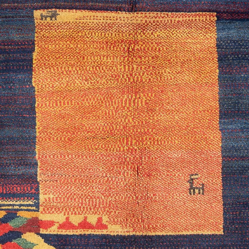 Gabbeh-tæppe - Persisk - 196 x 157 cm - flerfarvet
