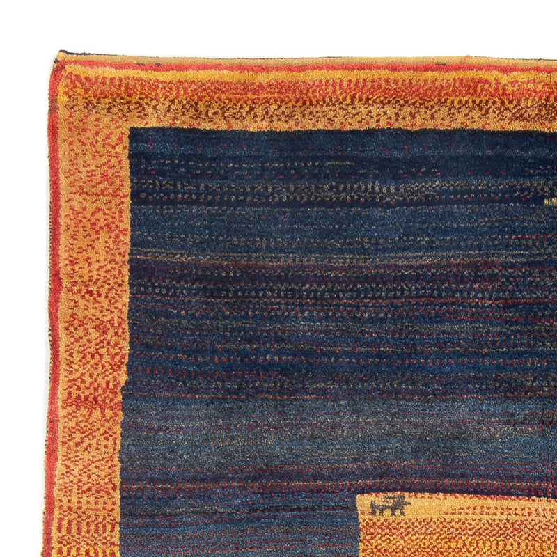 Gabbeh-tæppe - Persisk - 196 x 157 cm - flerfarvet