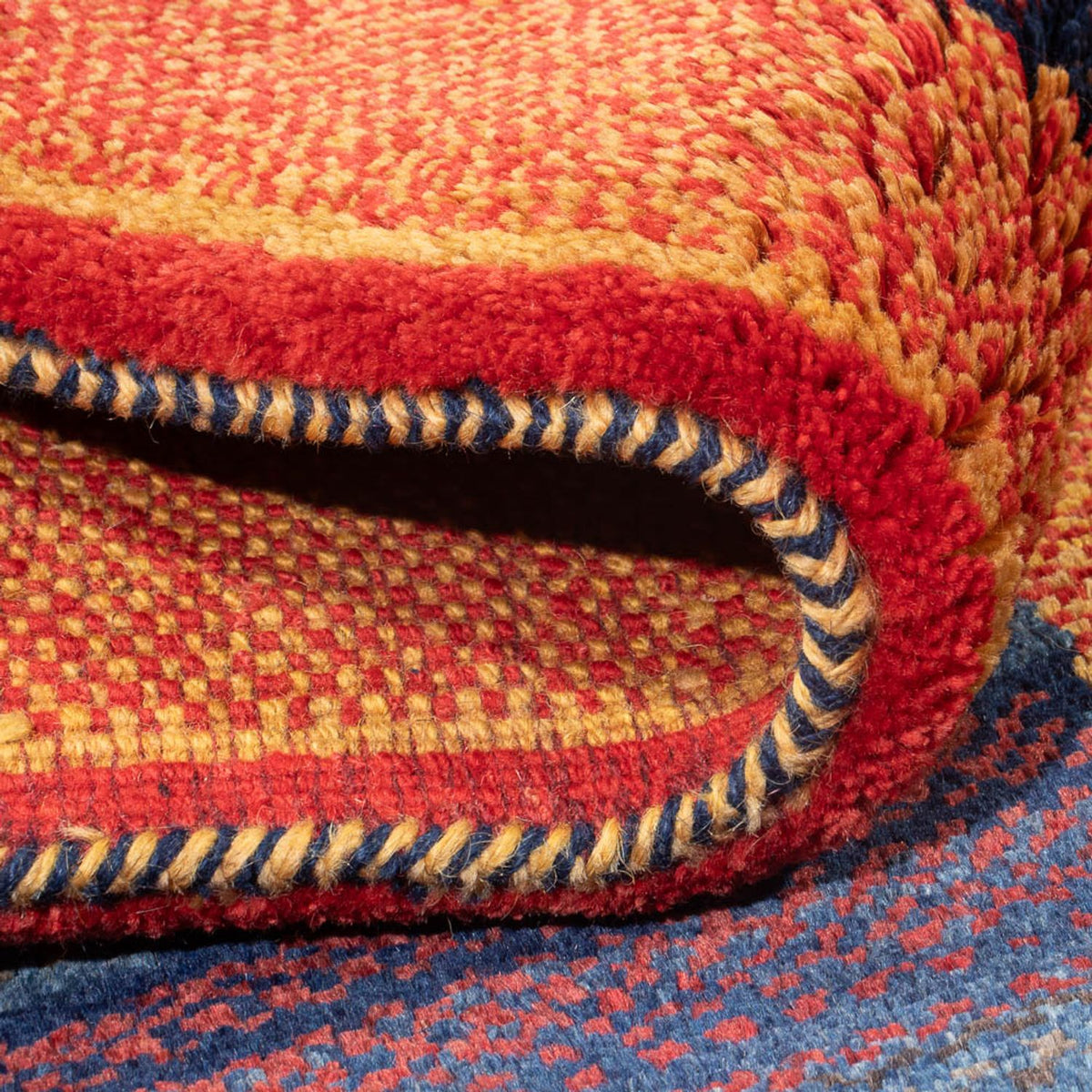 Gabbeh-tæppe - Persisk - 196 x 157 cm - flerfarvet