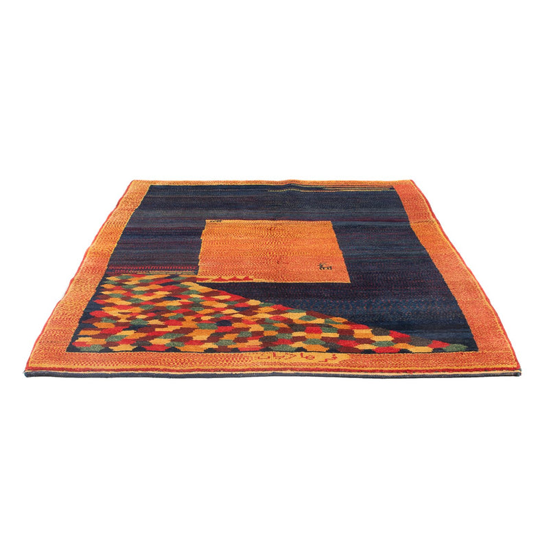 Gabbeh-tæppe - Persisk - 196 x 157 cm - flerfarvet