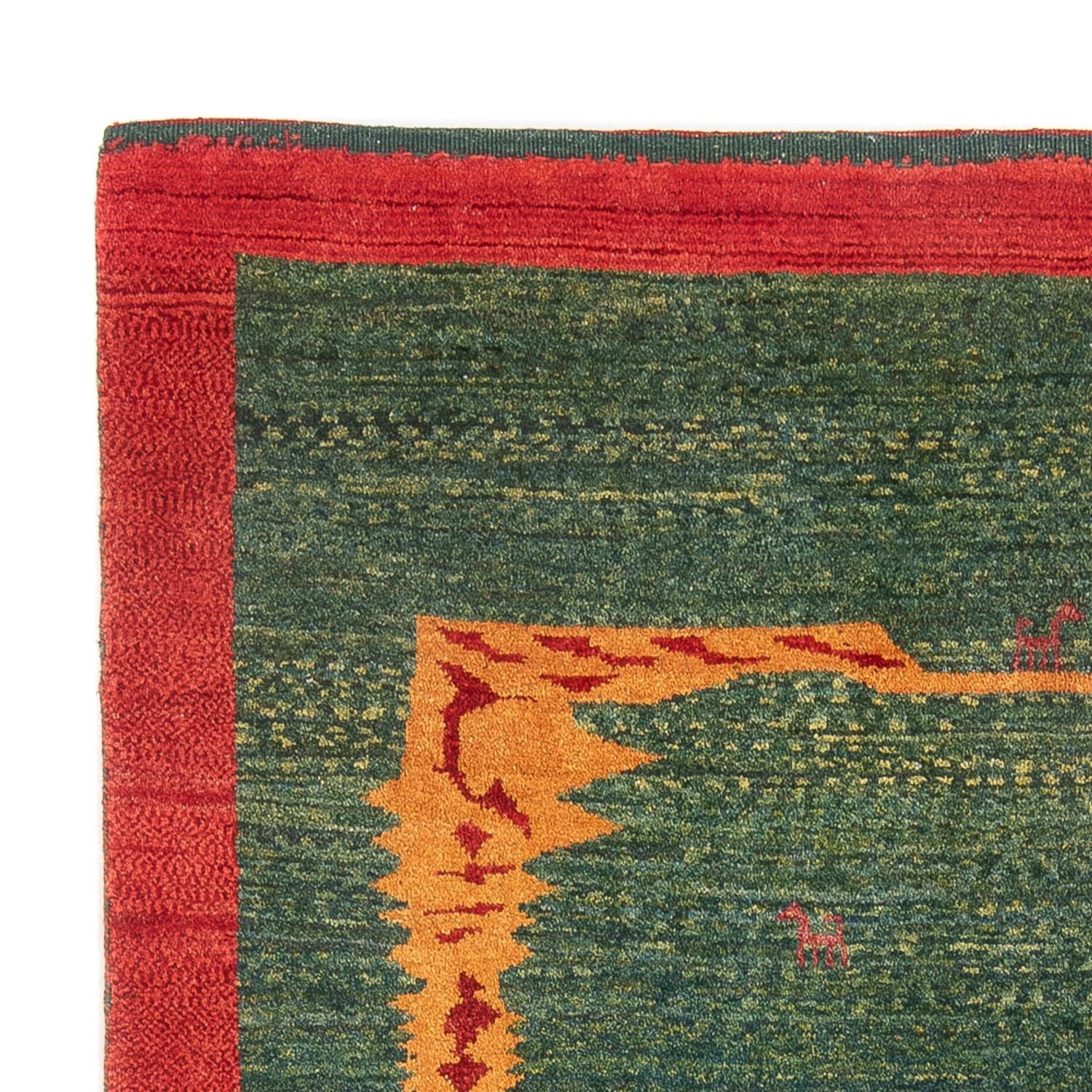 Gabbeh-tæppe - Persisk - 226 x 170 cm - flerfarvet