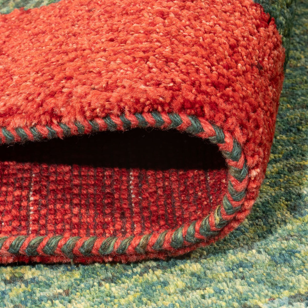 Gabbeh-tæppe - Persisk - 226 x 170 cm - flerfarvet