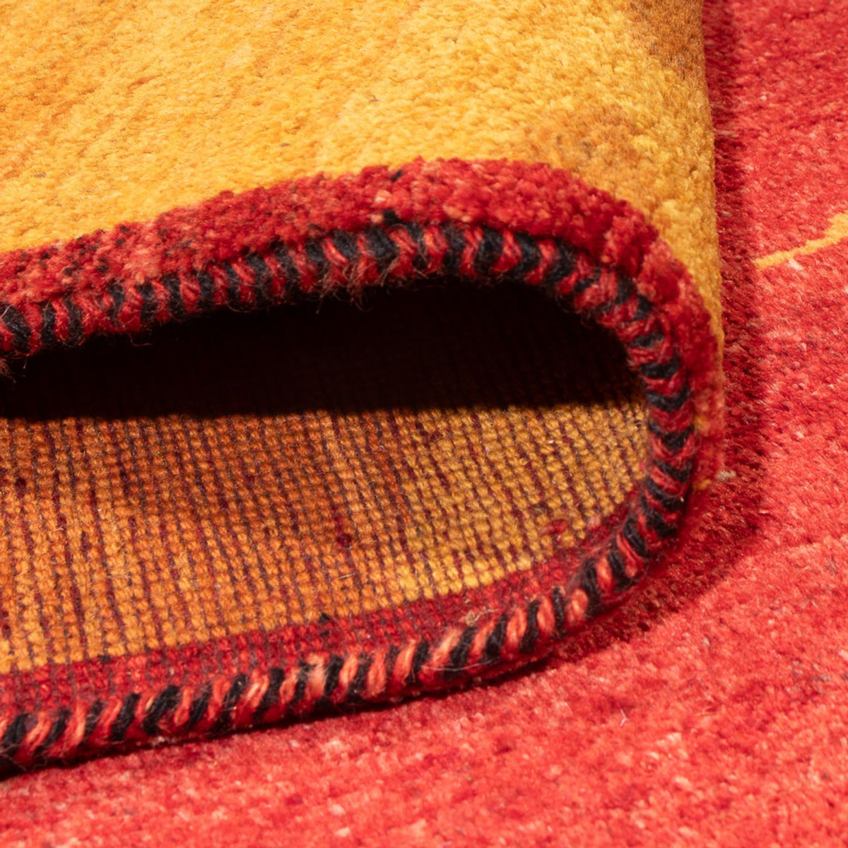 Gabbeh-tæppe - Persisk - 240 x 198 cm - flerfarvet