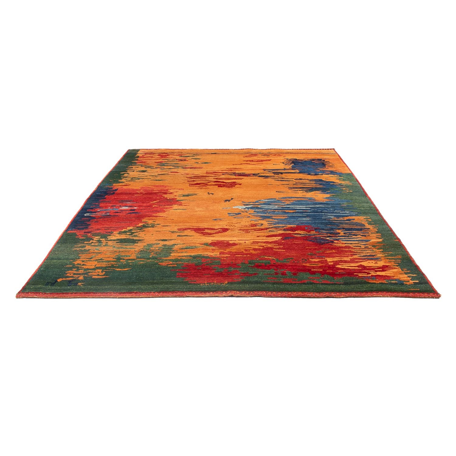 Gabbeh-tæppe - Persisk - 282 x 234 cm - flerfarvet