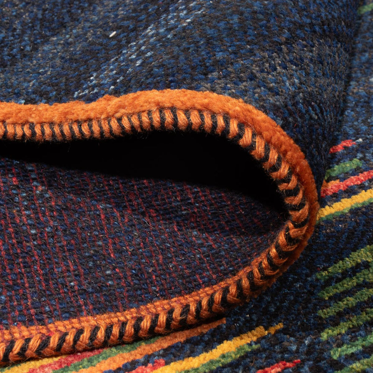 Gabbeh-tæppe - Persisk - 288 x 220 cm - flerfarvet