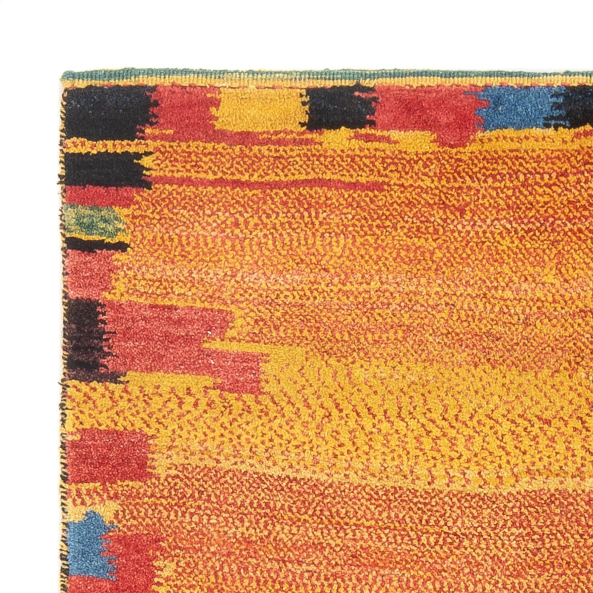 Persisk Gabbeh Tæppe 120x152cm - Perserteppich Wollteppich