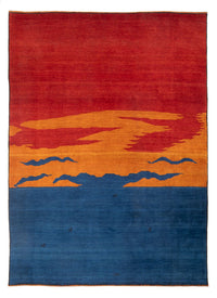 Gabbeh-tæppe - Persisk - 302 x 230 cm - flerfarvet