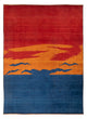 Persisk Gabbeh Tæppe 230x302cm - Perserteppich Wollteppich
