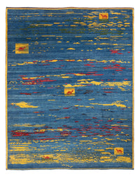 Gabbeh-tæppe - Persisk - 255 x 214 cm - flerfarvet