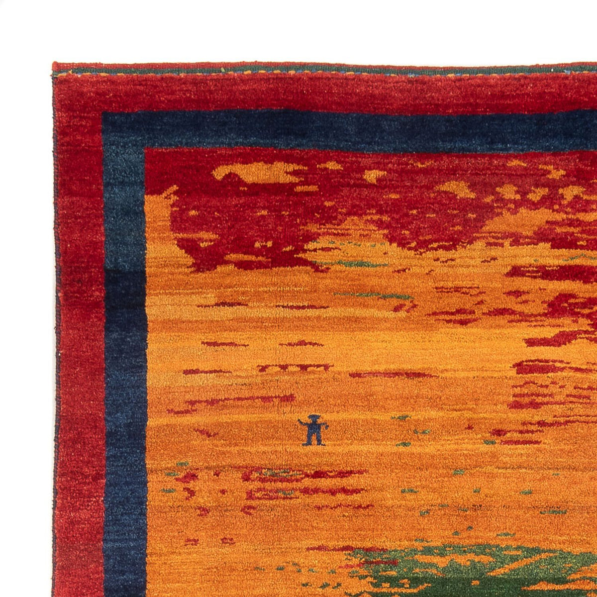 Persisk Gabbeh Tæppe 198x238cm - Perserteppich Wollteppich