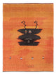 Persisk Gabbeh Tæppe 196x150cm - Perserteppich Wollteppich