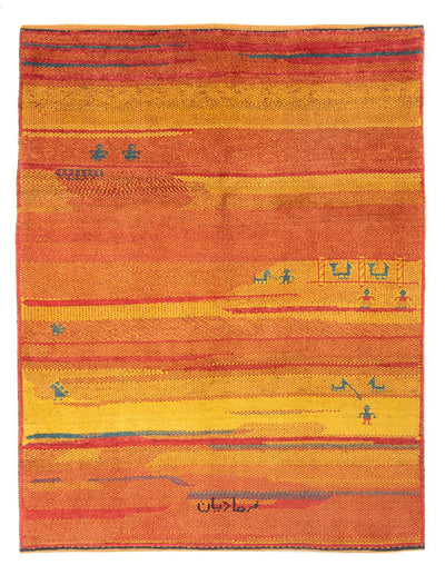 Persisk Gabbeh Tæppe 157x192cm - Perserteppich Wollteppich