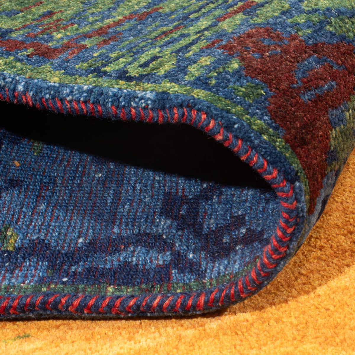 Gabbeh-tæppe - Persisk - 218 x 170 cm - flerfarvet