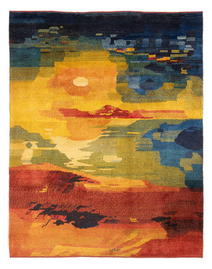 Gabbeh-tæppe - Persisk - 290 x 228 cm - flerfarvet
