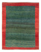Persisk Gabbeh Tæppe 120x153cm - Perserteppich Wollteppich