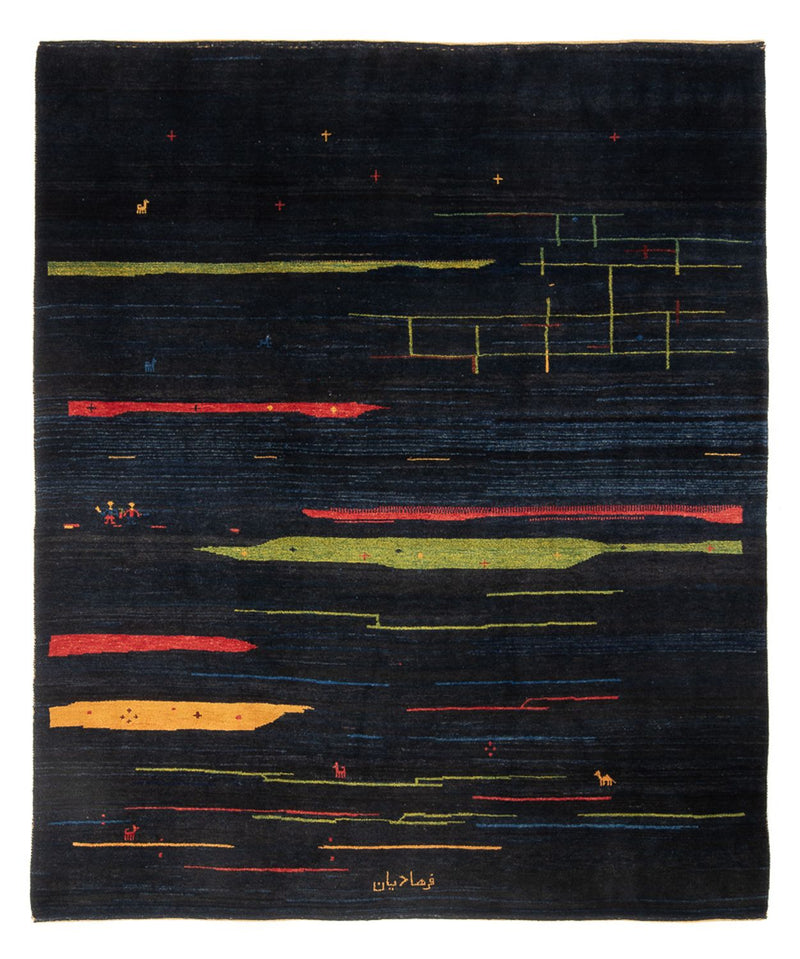 Gabbeh-tæppe - Persisk - 270 x 235 cm - flerfarvet