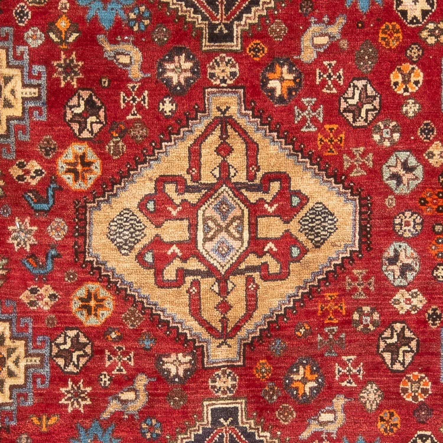 Persisk tæppe - Nomadisk - 197 x 130 cm - rød