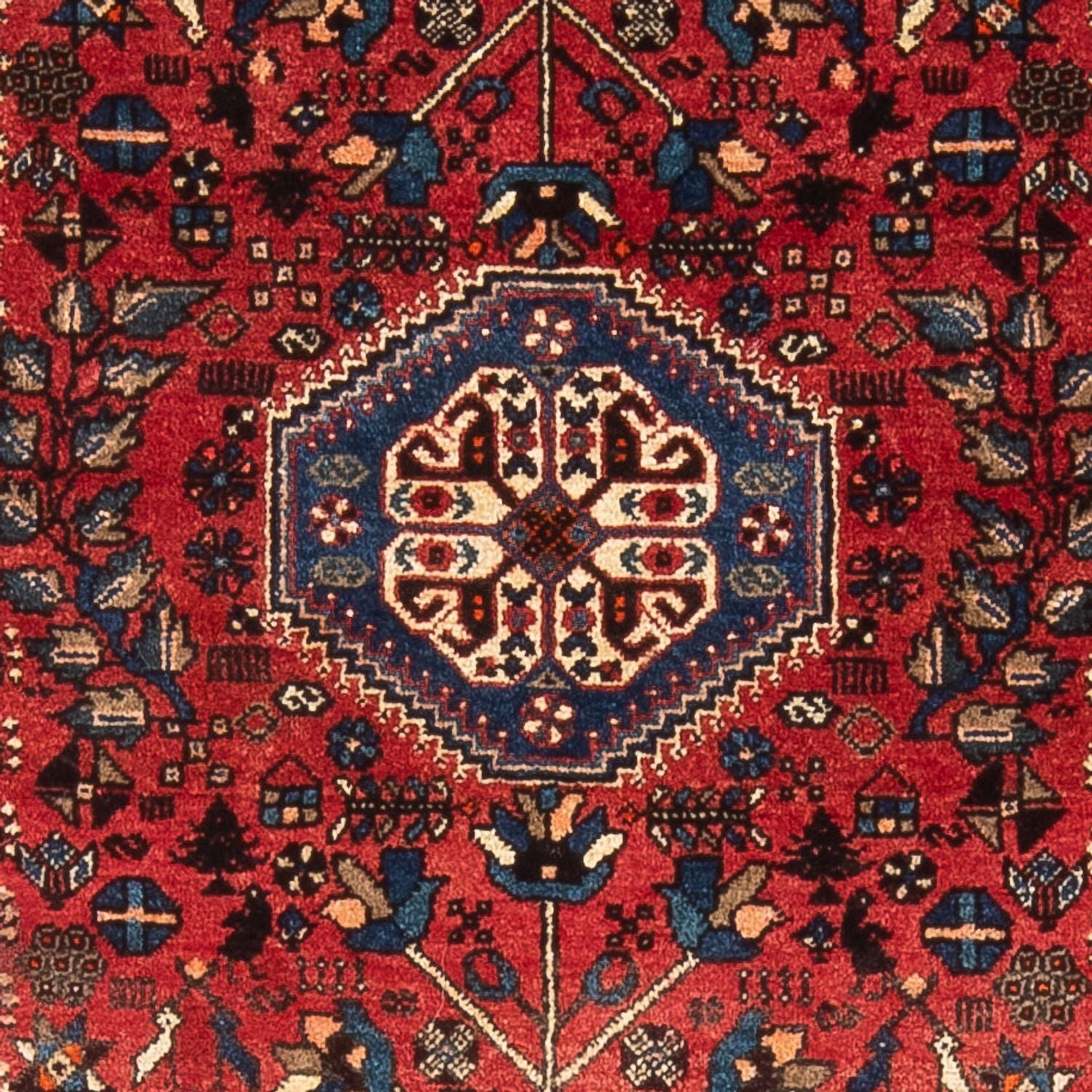 Persisk tæppe - Nomadisk - 148 x 110 cm - rød