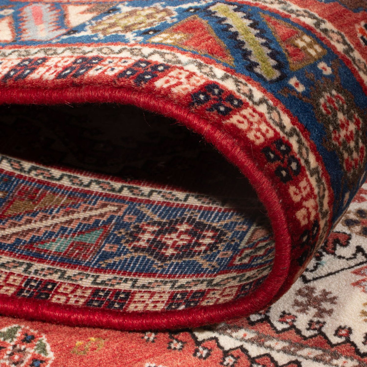 Persisk tæppe - Nomadisk - 154 x 105 cm - creme