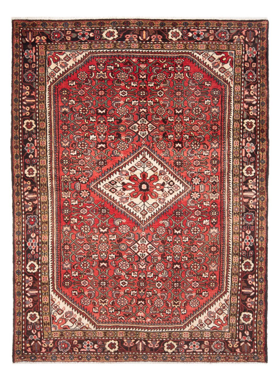 Persisk tæppe - Nomadisk - 221 x 151 cm - rød