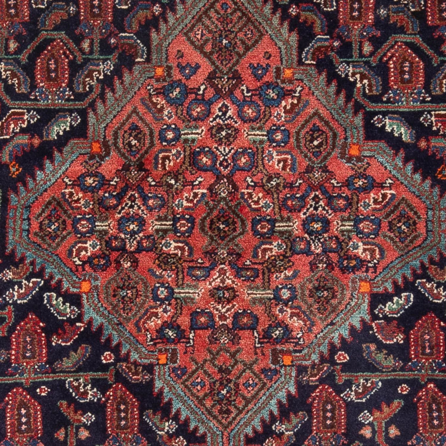 Persisk tæppe - Nomadisk - 220 x 130 cm - mørkeblå