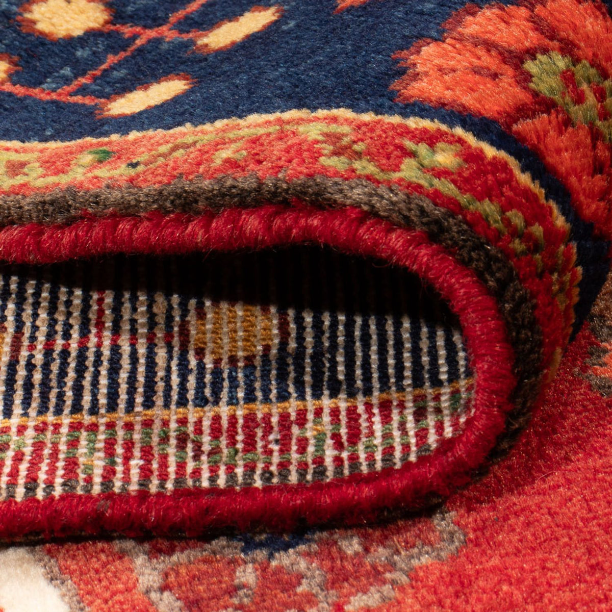 Persisk tæppe - Nomadisk - 207 x 138 cm - rød