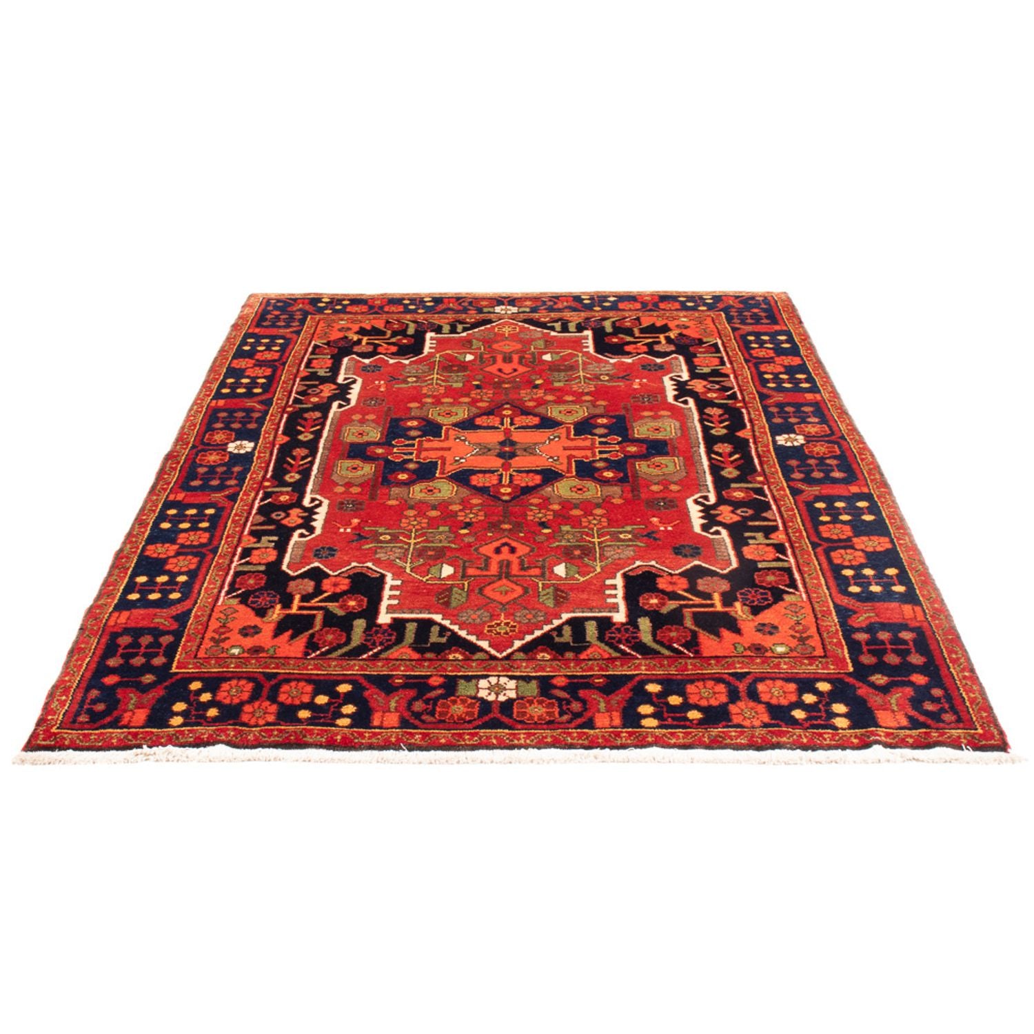 Persisk tæppe - Nomadisk - 207 x 138 cm - rød
