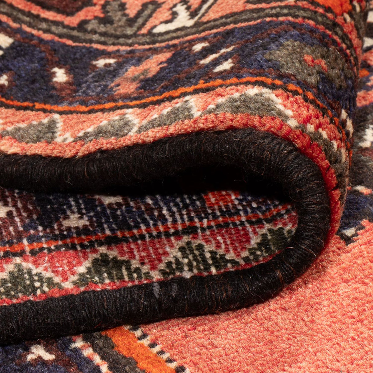 Persisk tæppe - Nomadisk - 215 x 140 cm - orange