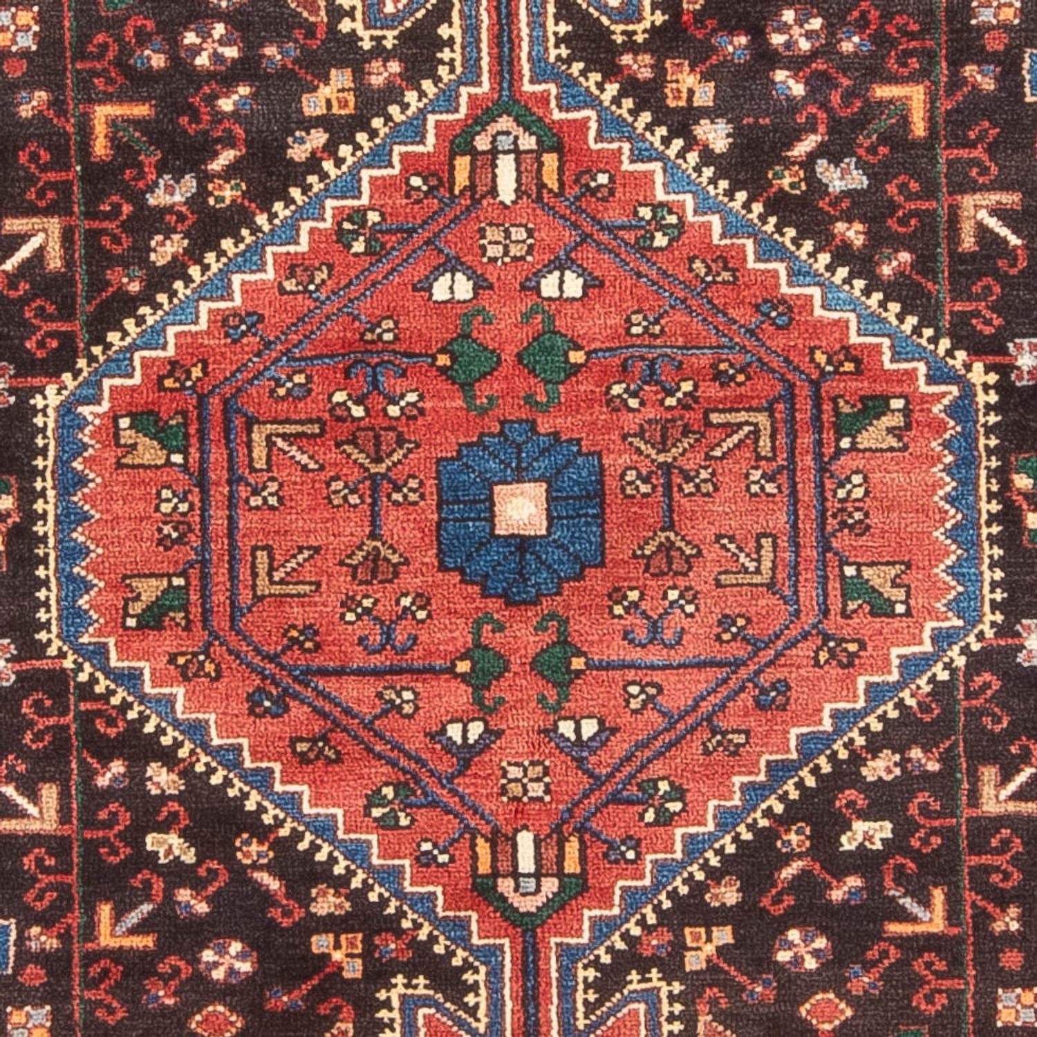 Persisk tæppe - Nomadisk - 215 x 144 cm - lysrød