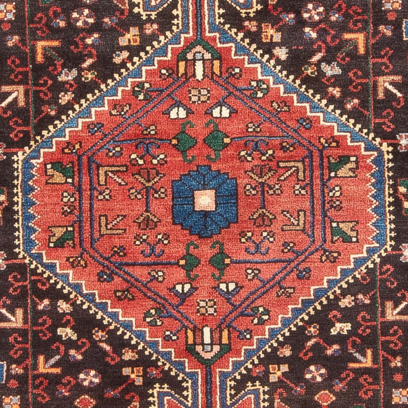 Persisk tæppe - Nomadisk - 215 x 144 cm - lysrød