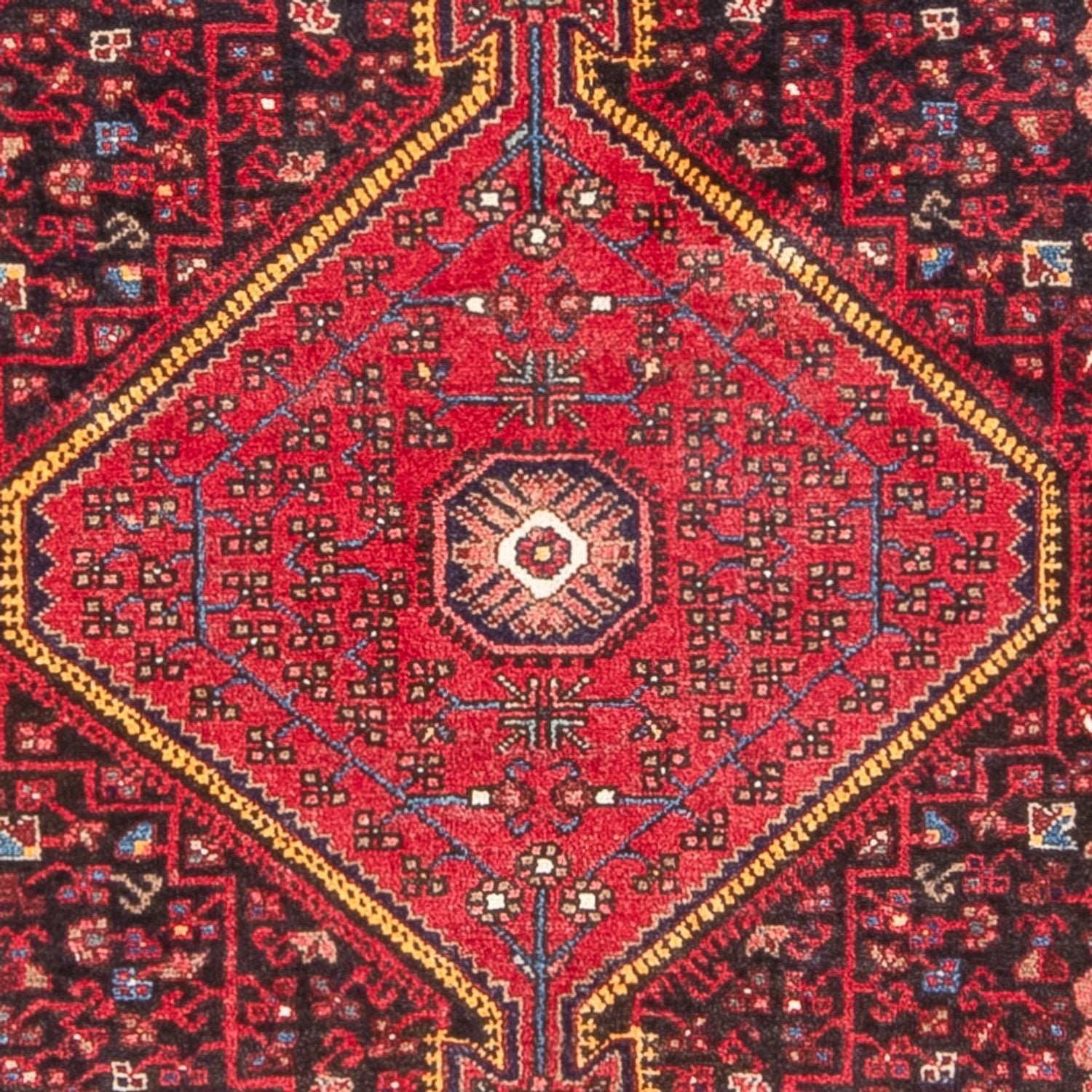 Persisk tæppe - Nomadisk - 213 x 134 cm - lysrød