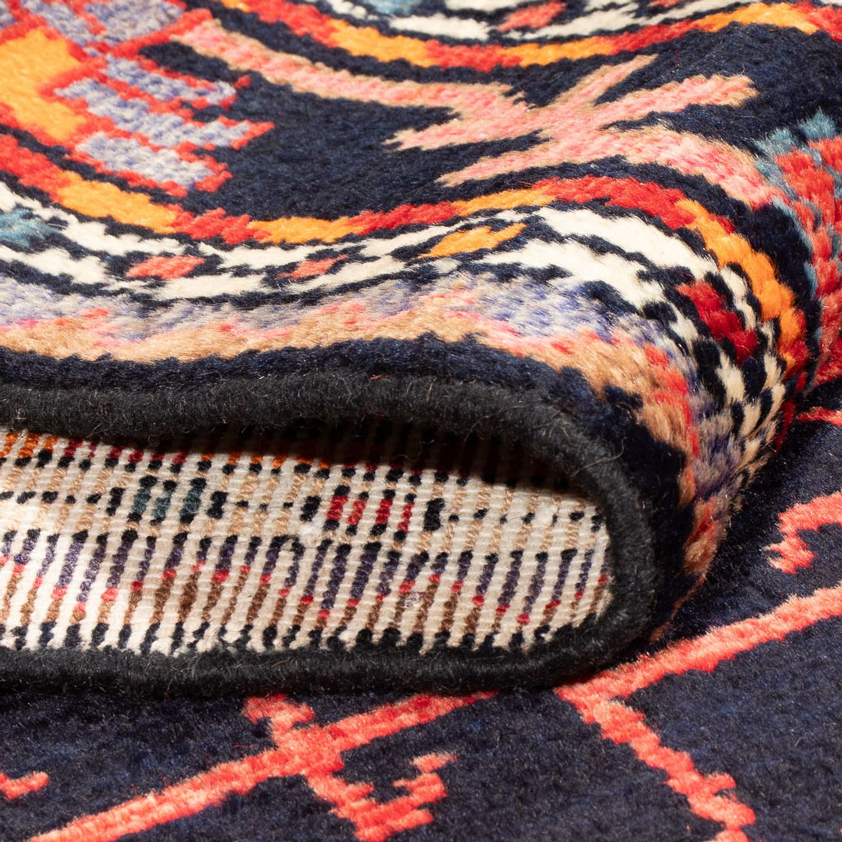 Persisk tæppe - Nomadisk - Royal - 218 x 139 cm - mørkeblå