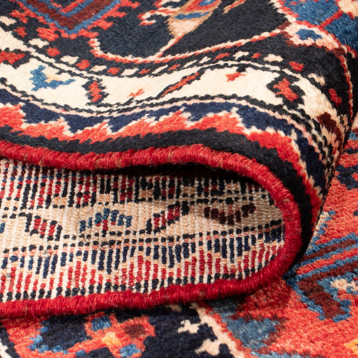 Persisk tæppe - Nomadisk - Royal - 234 x 135 cm - mørkeblå