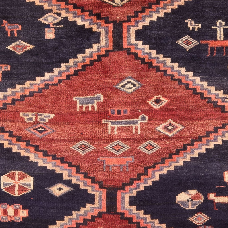 Persisk tæppe - Nomadisk - Royal - 188 x 149 cm - mørkeblå