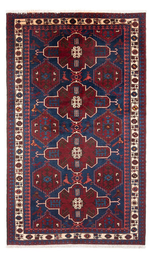 Persisk tæppe - Nomadisk - Royal - 212 x 127 cm - blå