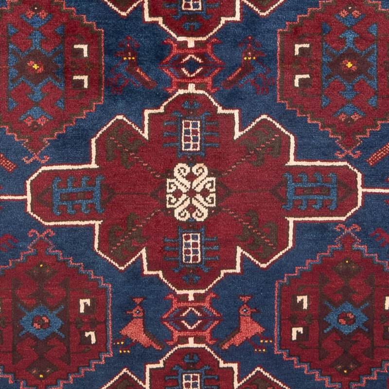 Persisk tæppe - Nomadisk - Royal - 212 x 127 cm - blå