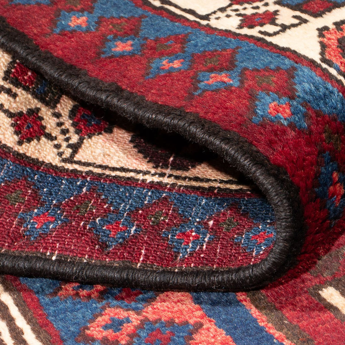 Persisk tæppe - Nomadisk - Royal - 212 x 127 cm - blå