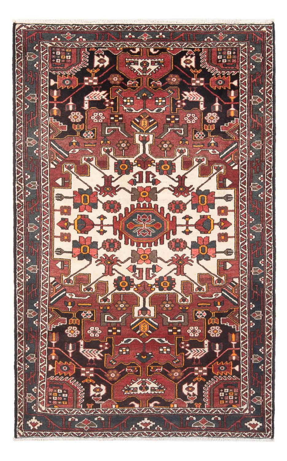 Persisk tæppe - Nomadisk - Royal - 209 x 134 cm - rød