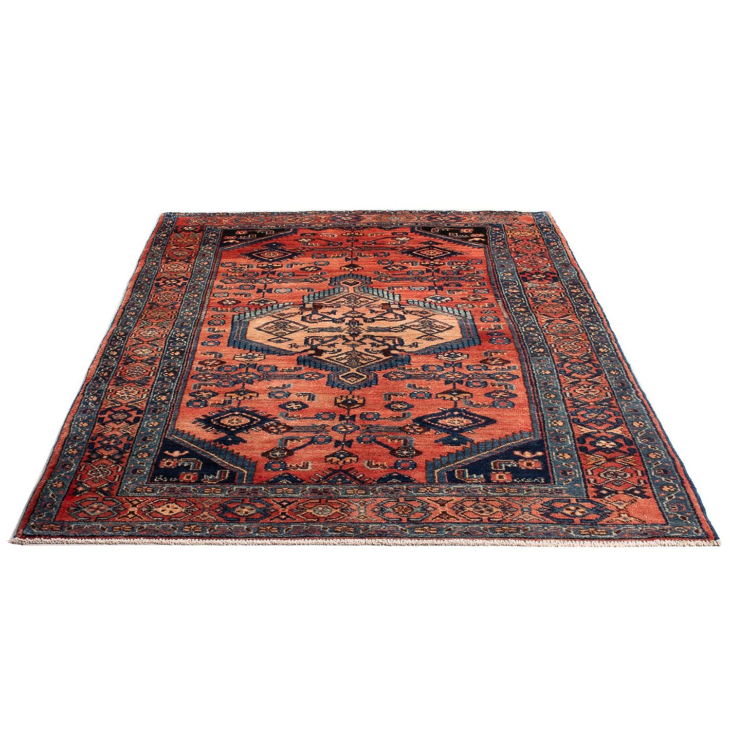 Persisk tæppe - Nomadisk - Royal - 217 x 133 cm - orange