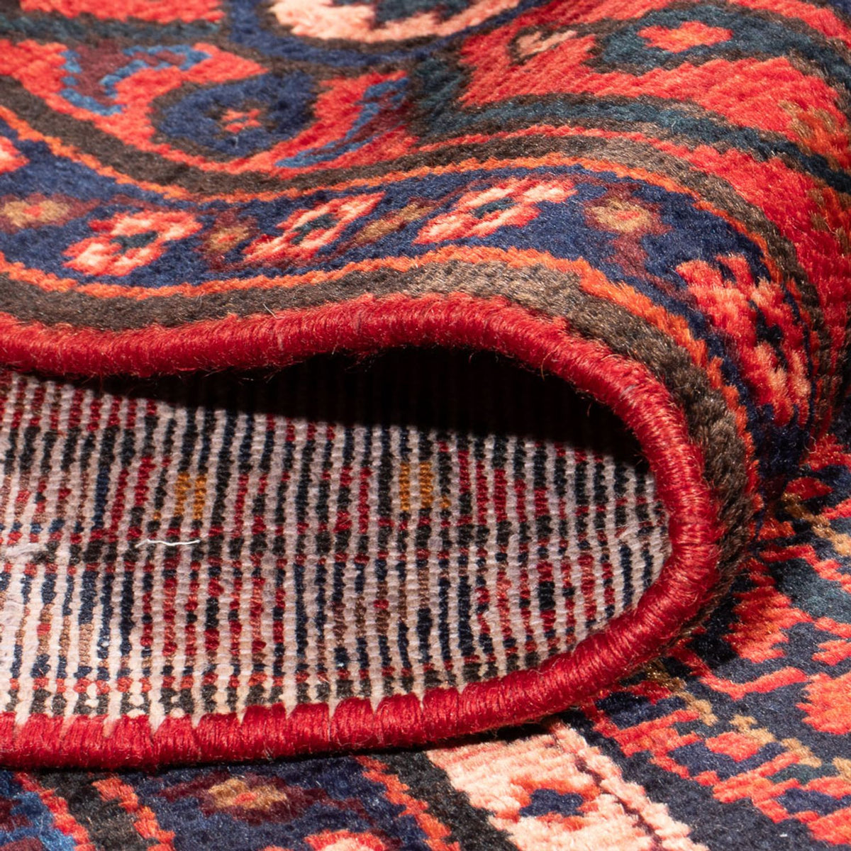 Persisk tæppe - Nomadisk - Royal - 203 x 138 cm - mørkeblå