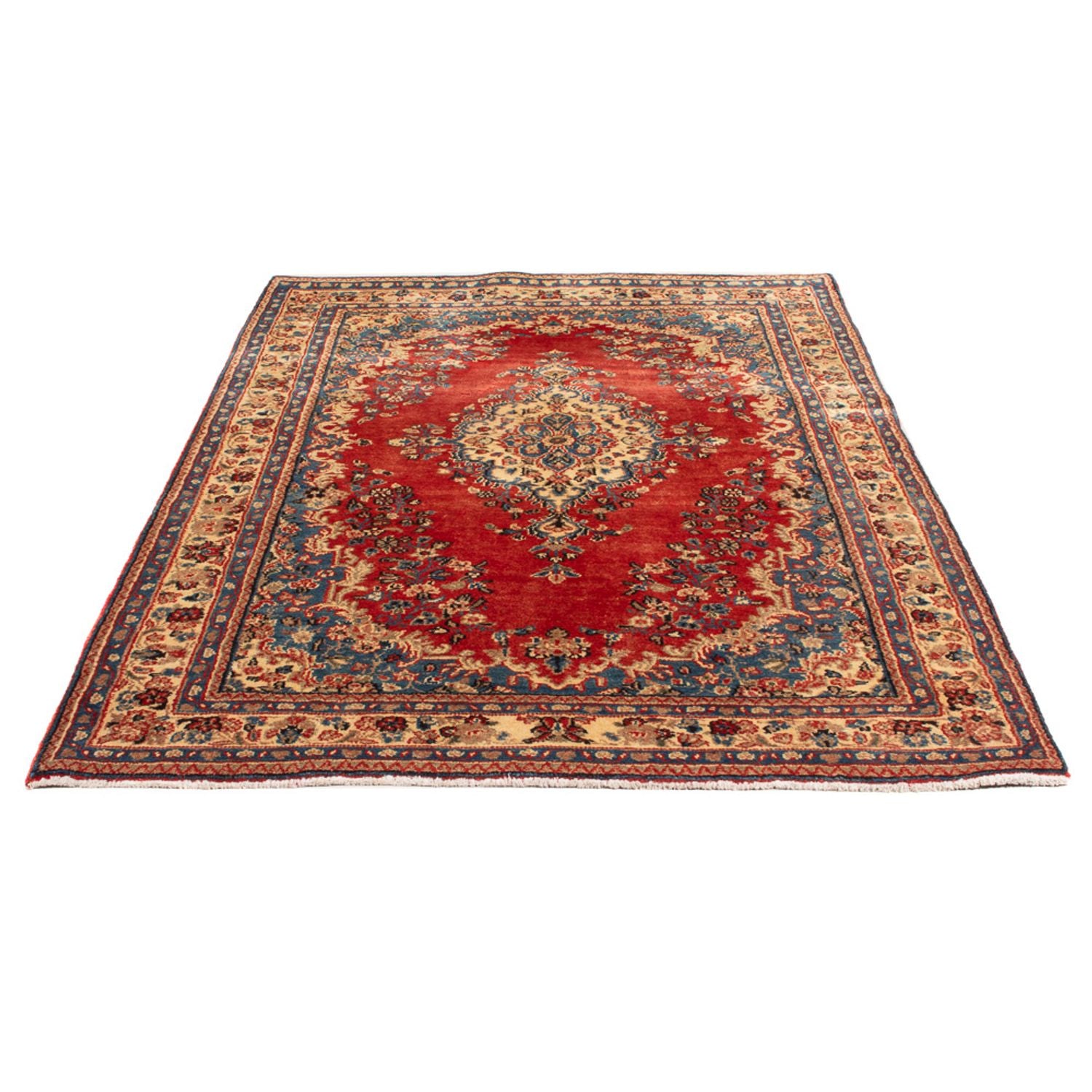 Persisk tæppe - Nomadisk - Royal - 198 x 129 cm - rød