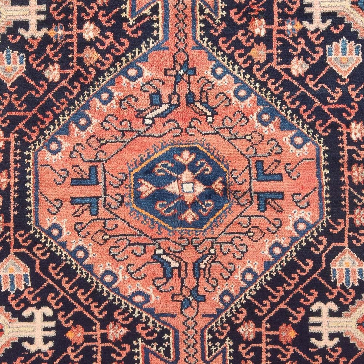 Persisk tæppe - Nomadisk - Royal - 241 x 134 cm - mørkeblå