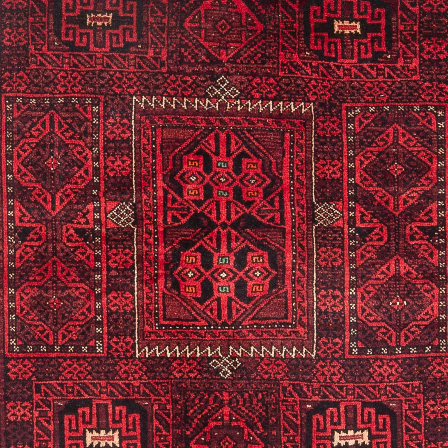 Løber Persisk tæppe - Nomadisk - 245 x 125 cm - mørkeblå