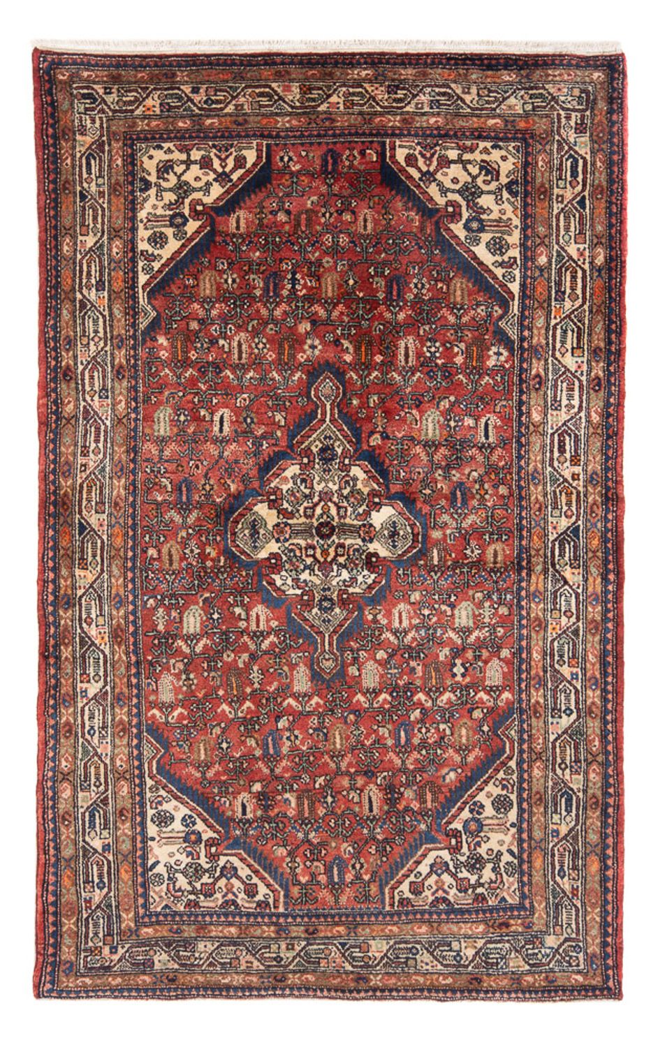 Persisk tæppe - Nomadisk - Royal - 221 x 132 cm - rød