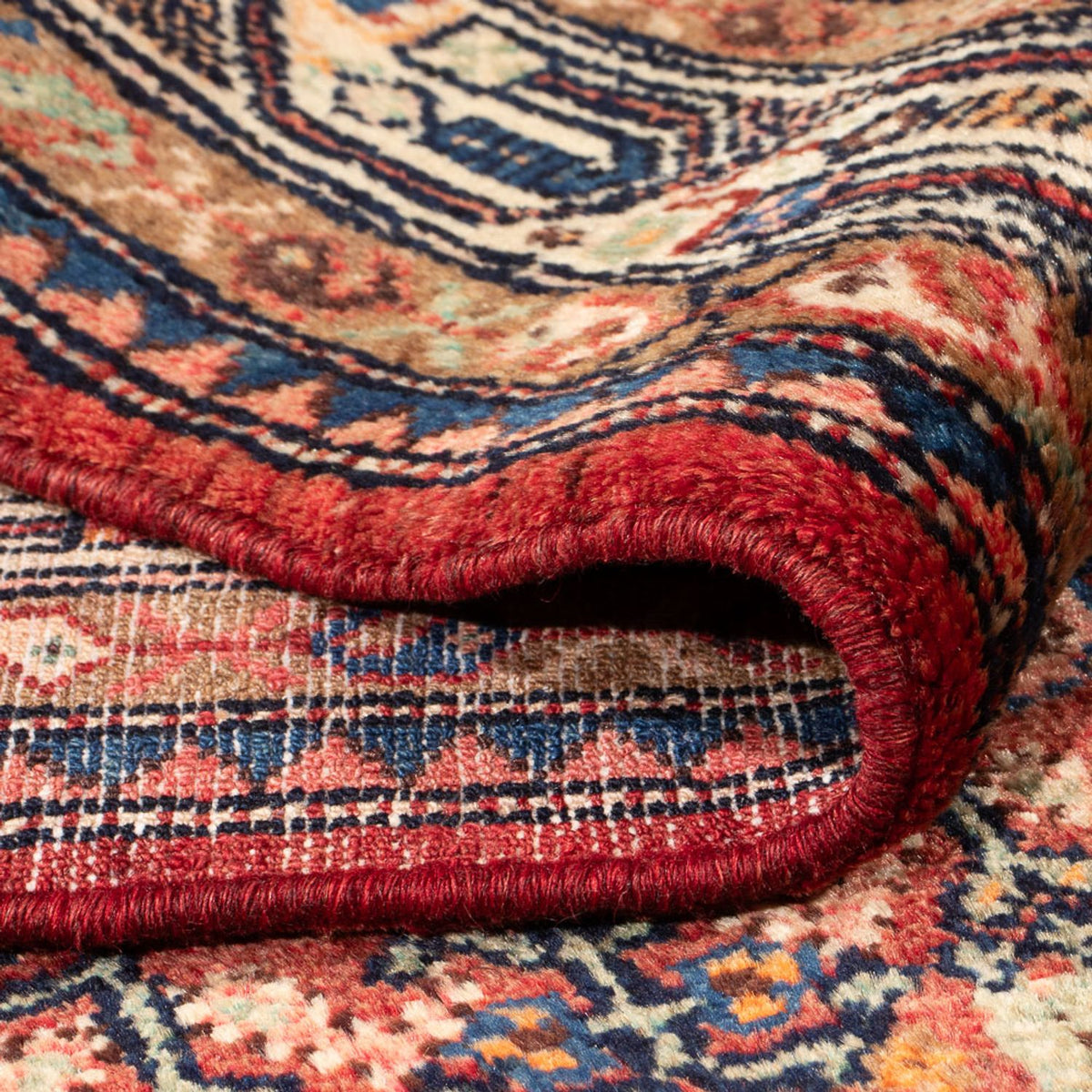 Persisk tæppe - Nomadisk - Royal - 221 x 132 cm - rød